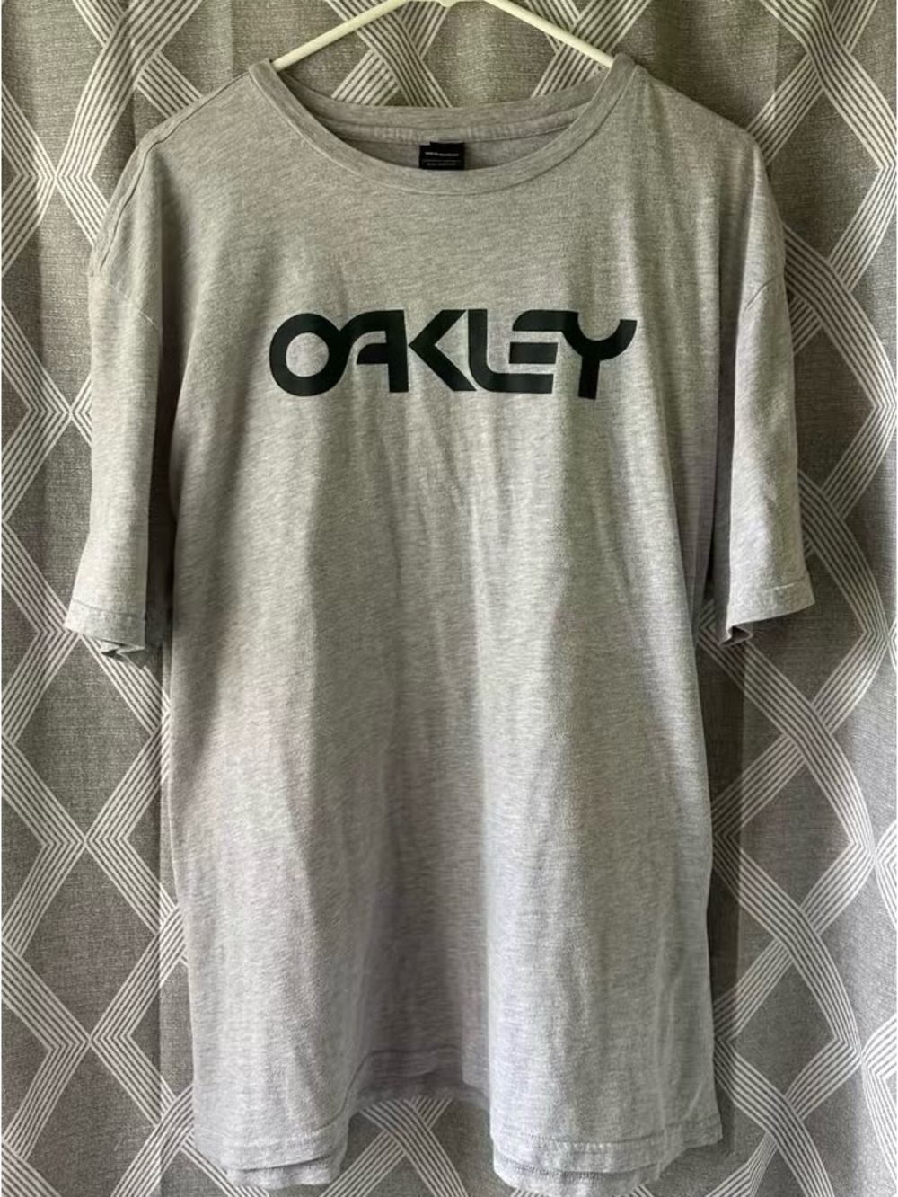 Oakley Heather Grey Graphic T-Shirt Size 2XL